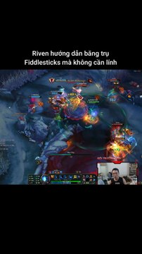 Riven hướng dẫn băng trụ Fiddlesticks mà không cần lính #riven #fiddlesticks #lienminhhuyenthoai #leagueoflegends #knightriseky