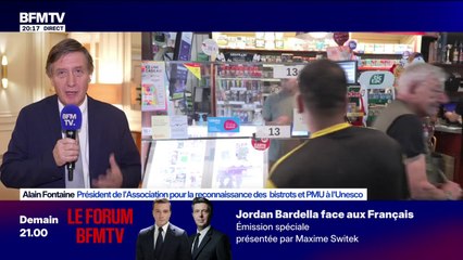 Bistrots: "On a fait de ces endroits des endroits de liberté", dit Alain Fontaine, président de l’Association pour la reconnaissance des bistrots et PMU à l'Unesco
