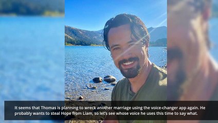 Thomas Fools Liam With Fake Call But Gets Caught CBS Bold and the Beautiful Spoi