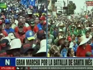 Juventud venezolana marcha en conmemoración a los 166 años de la Batalla de Santa Inés