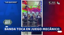 Banda toca durante juego mecánico