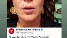 Quem não se lembra de Carla Zambelli debochando de Lula, achando que podia tudo Pois é. Hoje foi