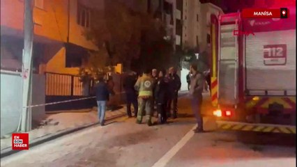 Manisa’da inşaat çalışmasının yanındaki 2 binada çatlaklar oluştu