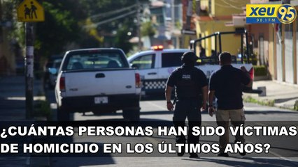 ¿Cuántas personas han sido víctimas de homicidio en los últimos años?