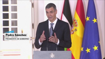Sánchez sobre Palestina: "Nuestro compromiso será movilizar a la comunidad internacional"