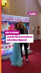Sublime, Adèle de Fontenay, la petite fille de Geneviève au gala Enfance Majuscule