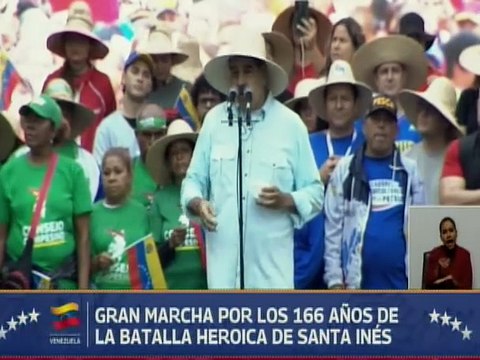 Presidente Maduro: Los pueblos del mundo y Venezuela le decimos No al intervencionismo