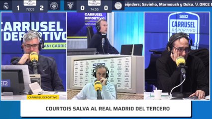 Dani Garrido señala a Raul Asencio por su reacción al ser pitado en el Bernabéu