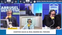 Dani Garrido señala a Raul Asencio por su reacción al ser pitado en el Bernabéu