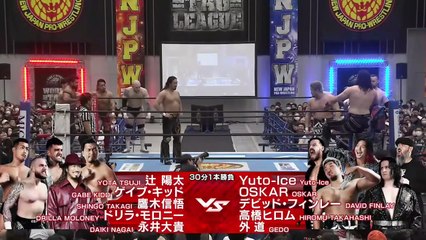 Yota Tsuji, Gabe Kidd, Shingo Takagi, Drilla Moloney & Daiki Nagai vs OSKAR, Yuto-Ice, David Finlay, Hiromu Takahashi & Gedo: NJPW World Tag League 2025 Day 15 (12/10/2025)