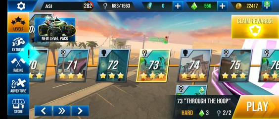 Stunt Car Extreme Level 73 "THROUGH THE HOOP"