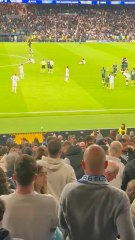La caliente reacción del Bernabéu tras el pitido final: así se escuchó desde la grada
