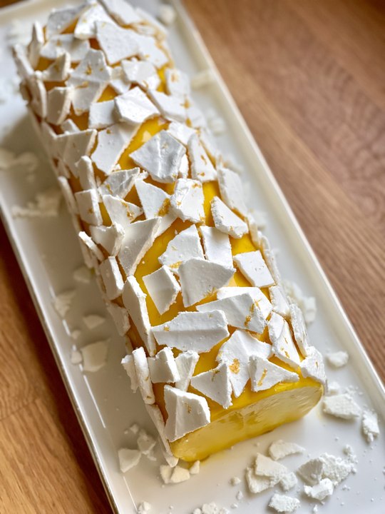 Bûche Citron Façon Tarte Citron Meringuée 🍋 | Recette Festive de Noël | Cours de Pâtisserie à Paris
