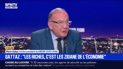"La stratégie de la gauche, c'est tous pauvres", déclare Pierre Gattaz, ancien président du MEDEF