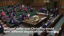Doctors’ strike over Christmas would have ‘different degree of risk’ – Streeting