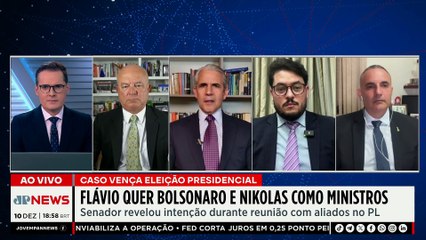 Vai ganhar apoio? Flávio acena com Bolsonaro e Nikolas em eventual governo