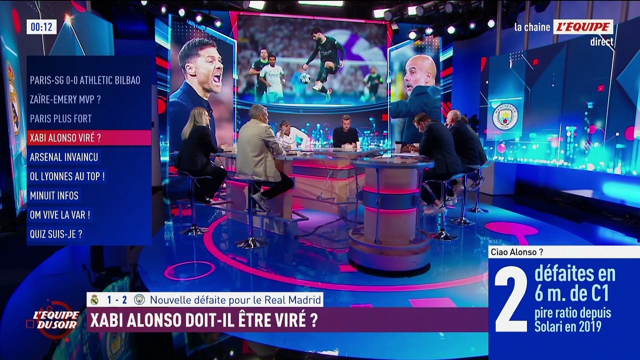 Le Real Madrid battu par Manchester City en Ligue des champions, Xabi Alonso plus que jamais en danger - Foot - Ligue des champions