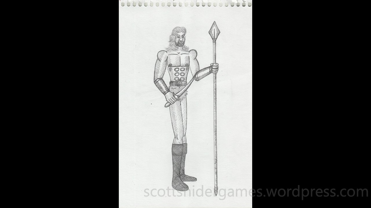 Barbarian Pencil Sketch Video #7 (12-10-2025)