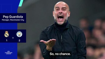 'Madrid were better than us' - Guardiola unhappy with City performance