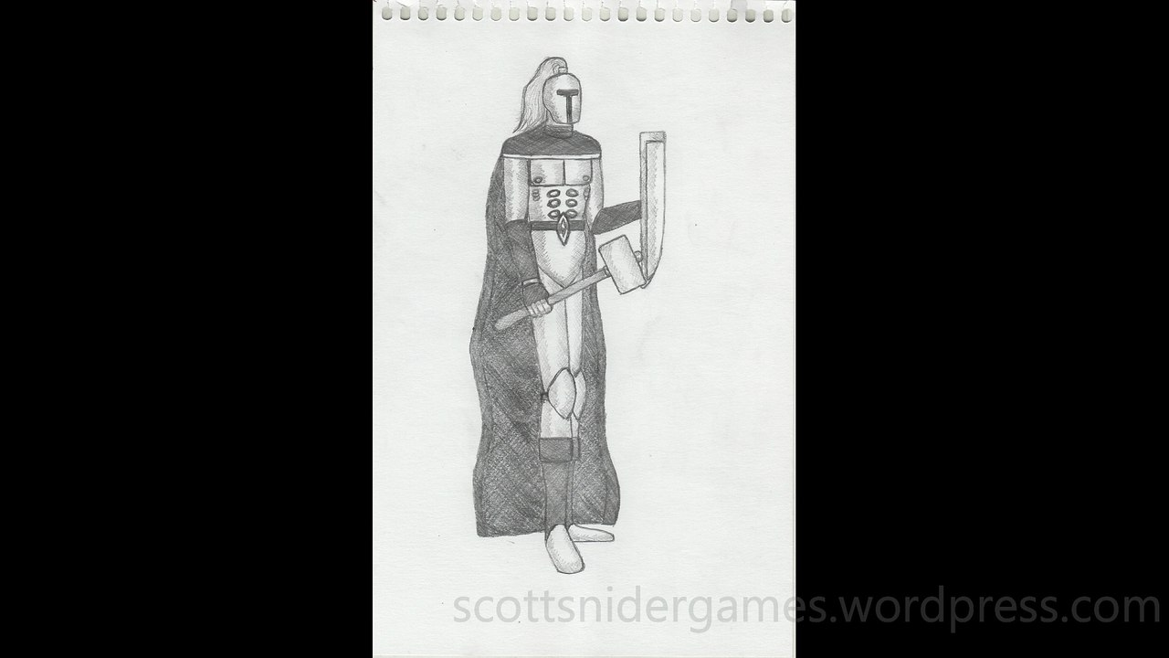 Knight Pencil Sketch Video #4 (12-10-2025)