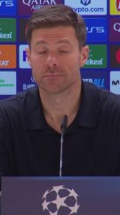 La felicidad de Xabi tras el gol de Rodrygo