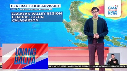Weather update as of 7AM (December 11, 2025) | Unang Balita