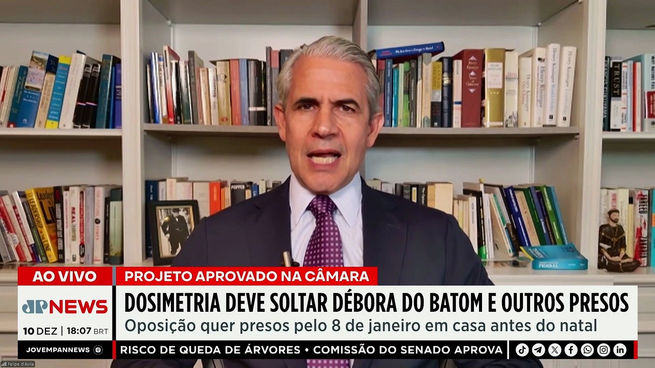 PL DA DOSIMETRIA PODE SOLTAR PRESOS DO 08 DE JANEIRO | OS PINGOS NOS IS - 10/12/25