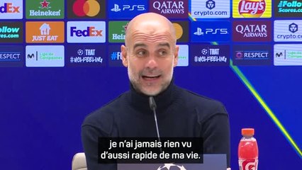 Man City - Guardiola encense Doku : "Je n'ai jamais rien vu d'aussi rapide de ma vie"
