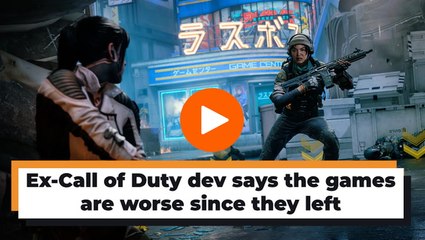Ex-Call of Duty dev says the games are worse since they left
