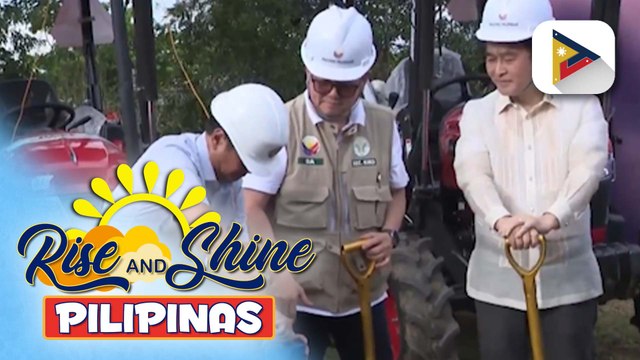 PBBM, pinangunahan ang groundbreaking ng itatayong Korea Agricultural Machinery Industry Complex sa Cabanatuan City; Presyo ng mga makinarya, inaasahang magiging abot-kaya | ulat ni Cleizl Pardilla