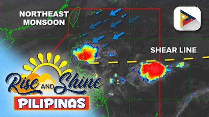 Shear line, nakaaapekto sa eastern section ng northern at Central Luzon; amihan, nagdadala ng mga pag-ulan sa northern Luzon