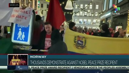 Norway | Thousands demonstrate against Nobel Peace Prize recipient