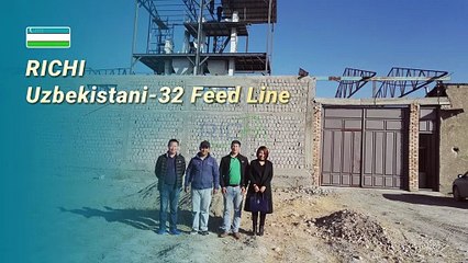 3–4 TPH Animal Feed Pellet Production Line in Uzbekistan