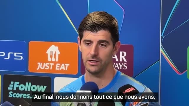 Real Madrid - Courtois : "Nous sommes derrière l'entraîneur"