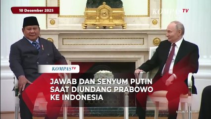 Jawab dan Senyum Putin saat Diundang Prabowo ke Indonesia