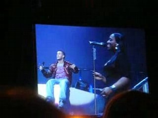 Shayne Ward at Birmingham's NEC 24th May singing No Promises
