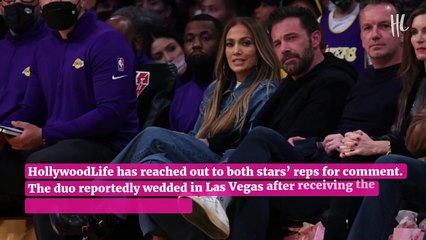 Jennifer Lopez   Ben Affleck Reportedly Married In Las Vegas