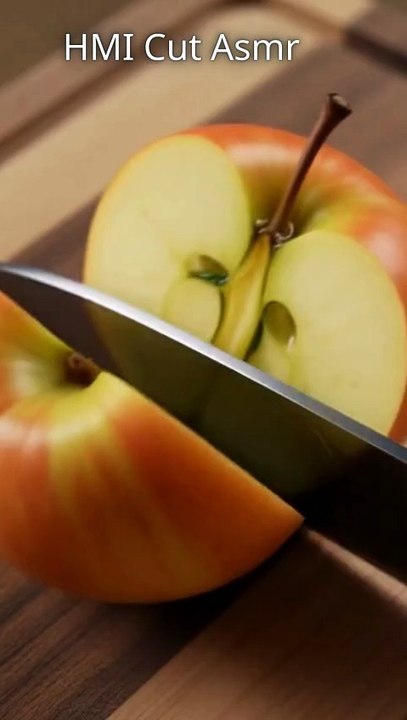 Slicing Apple Glass ASMR – Ultra Crispy Sound Therapy