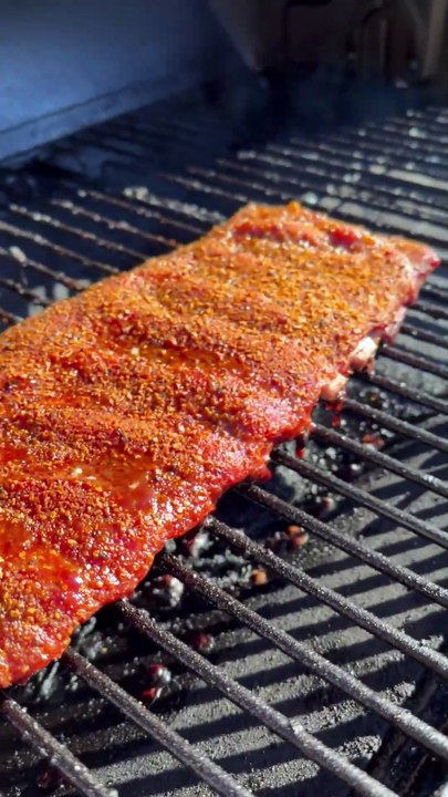 Fall Off The Bone Smoked Pork Ribs #pork #ribs #bbq