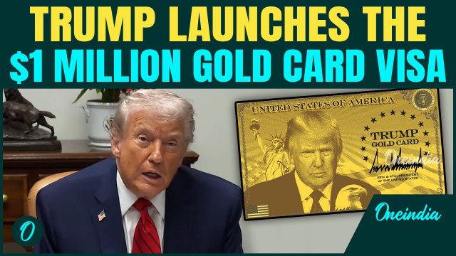 Trump Unveils MILLION DOLLAR Ticket to the U.S. | Launches Trump GOLD CARD Fast-track Visa Programme