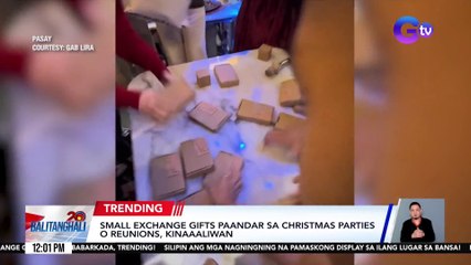 Small exchange gifts paandar sa Christmas parties o reunions, kinaaaliwan | Balitanghali