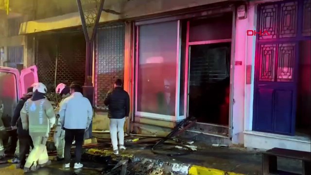 Pendik’te tekstil atölyesinde çıkan yangın söndürüldü