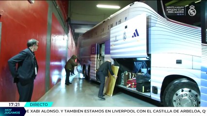 Hoy jugamos Real Madrid TV Autobús jugadores llegada estadio previa Athletic Club de Bilbao vs Real Madrid jornada 19 Liga 25/26 Diciembre 2025