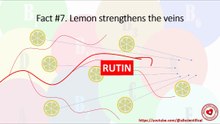 Lemon strengthens the veins