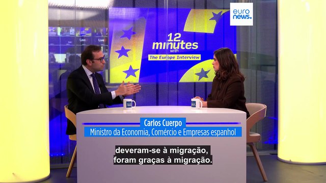 Migração continua a ser uma oportunidade para a Europa, diz o ministro da Economia espanhol à Euronews