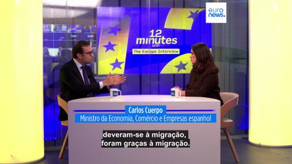Migração continua a ser uma oportunidade para a Europa, diz o ministro da Economia espanhol à Euronews