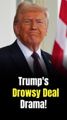 Donald Trump Abruptly Wakes Up After Dozing Off While Discussing $12 Billion Deal During White House Roundtable