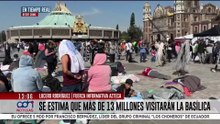Así luce la Basílica de Guadalupe donde miles de peregrinos se reúnen