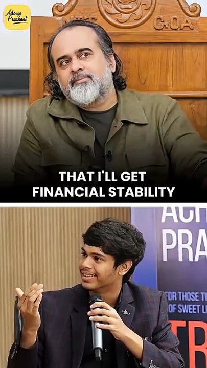 Passion or Financial Stability __ Acharya Prashant