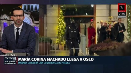 María Corina Machado se pronuncia en Oslo tras recibir el Premio Nobel de la Paz
